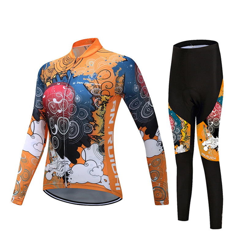 2022 Women Fashion Cycling Jersey Set - Yellow Pant Set / XS - Sport Finesse