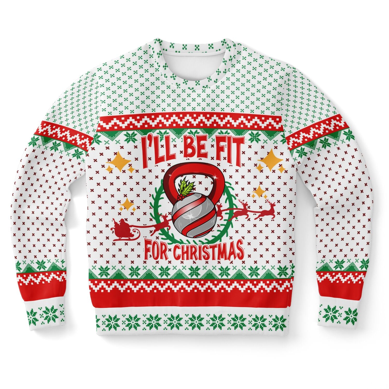 Fit for Christmas Ugly Sweater - XS - Sport Finesse