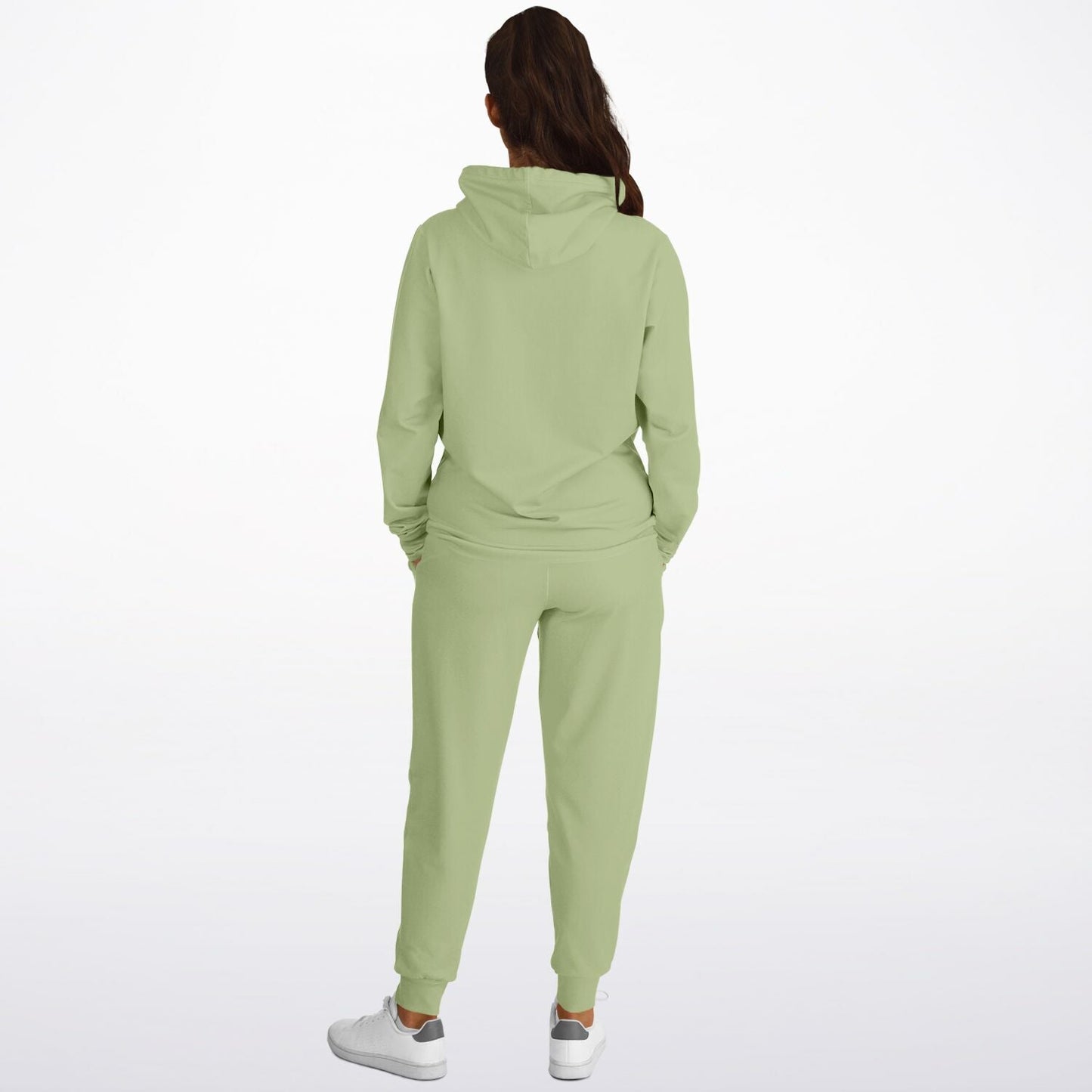 Vintage Dusky Green Women's Hoodie and Joggers Set - Sport Finesse