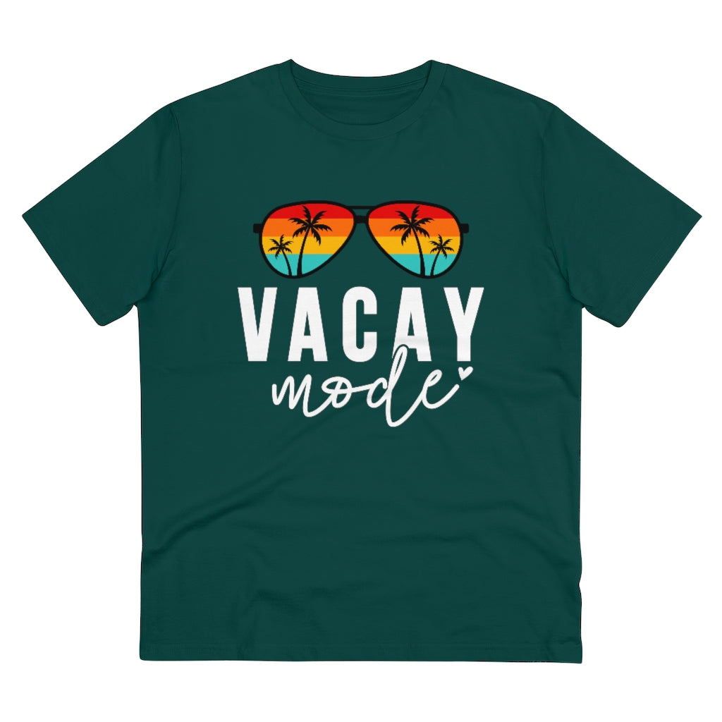 Vacay Mode Unisex Organic T-shirt - Glazed Green / 2XS - Sport Finesse