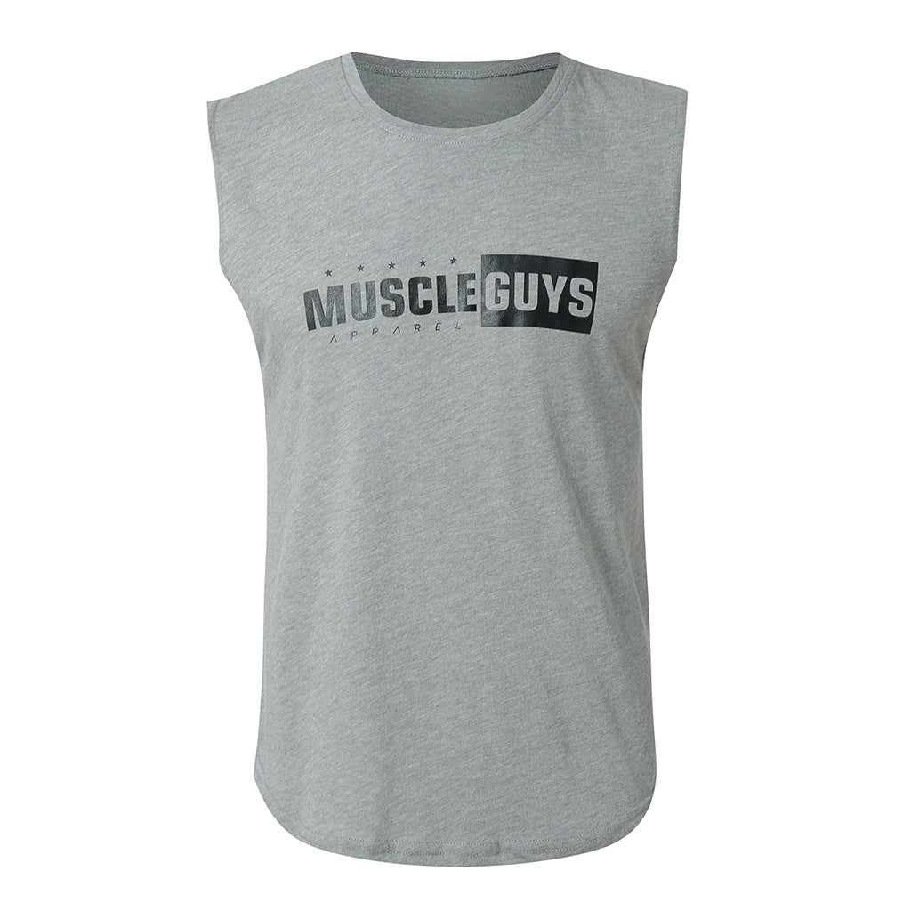 Men's Muscle Guys Tank Top - Gray / M - Sport Finesse