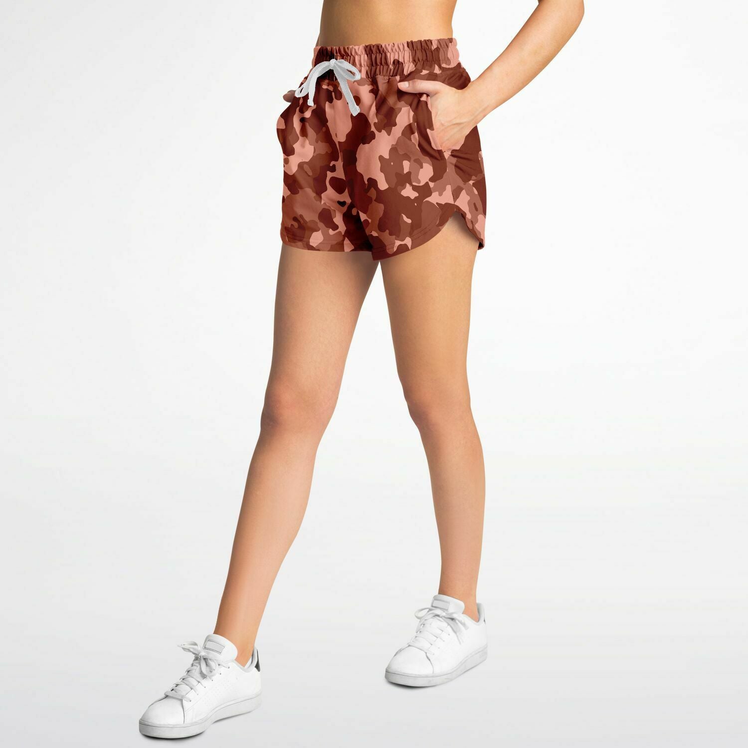 Camouflage Pattern Loose Shorts - Sport Finesse