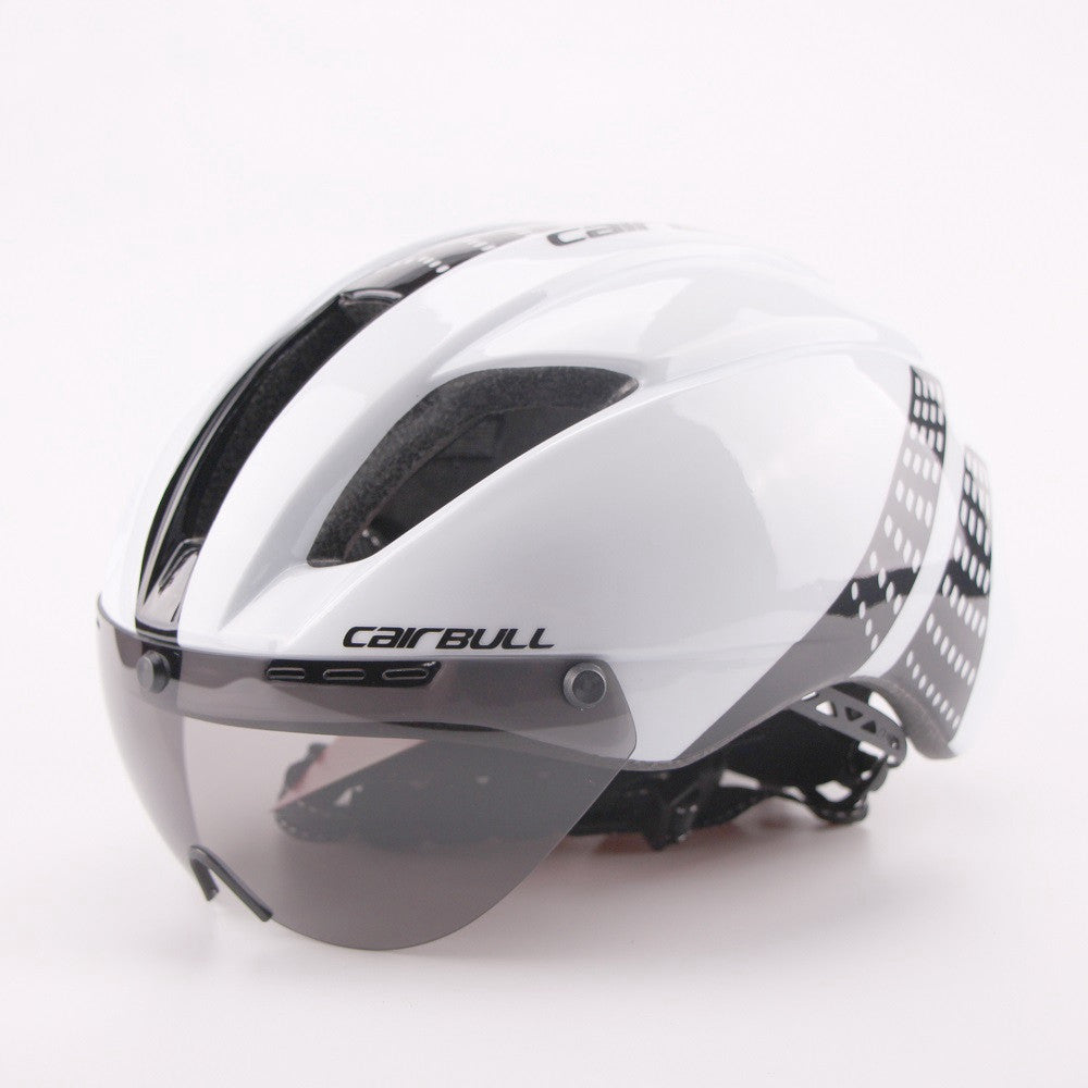 Road Bike Riding Goggles Helmet - Black&White / M - Sport Finesse