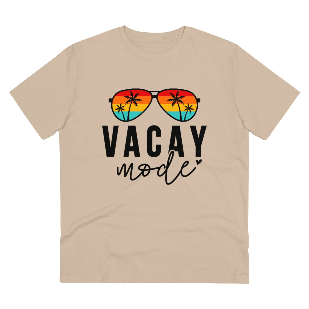 Vacay Mode Unisex Organic T-shirt - Desert Dust / XS - Sport Finesse
