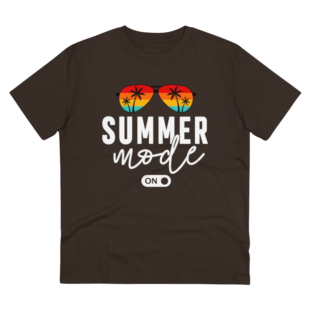 Summer Mode Unisex Organic Creator T-shirt - Deep Chocolate / XS - Sport Finesse