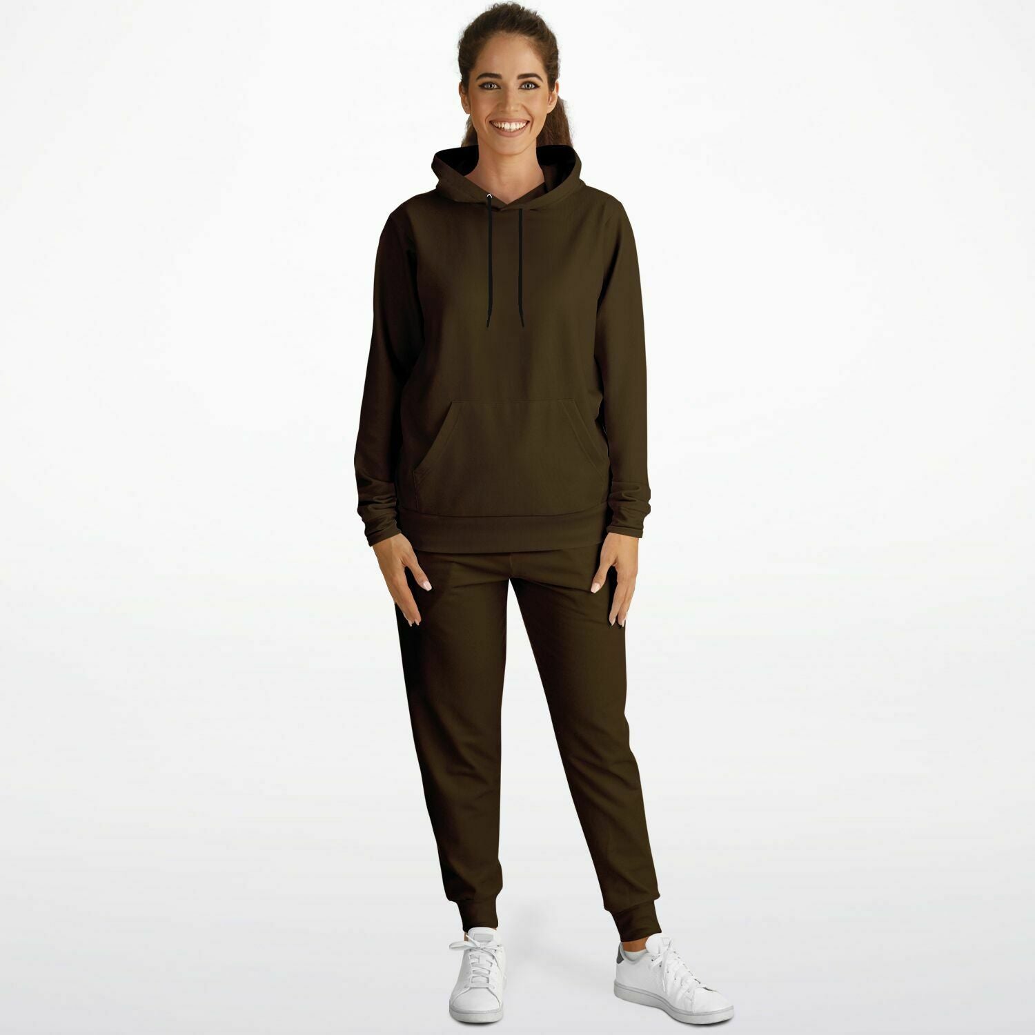 Coffee Women's Hoodie and Jogger Set - Sport Finesse