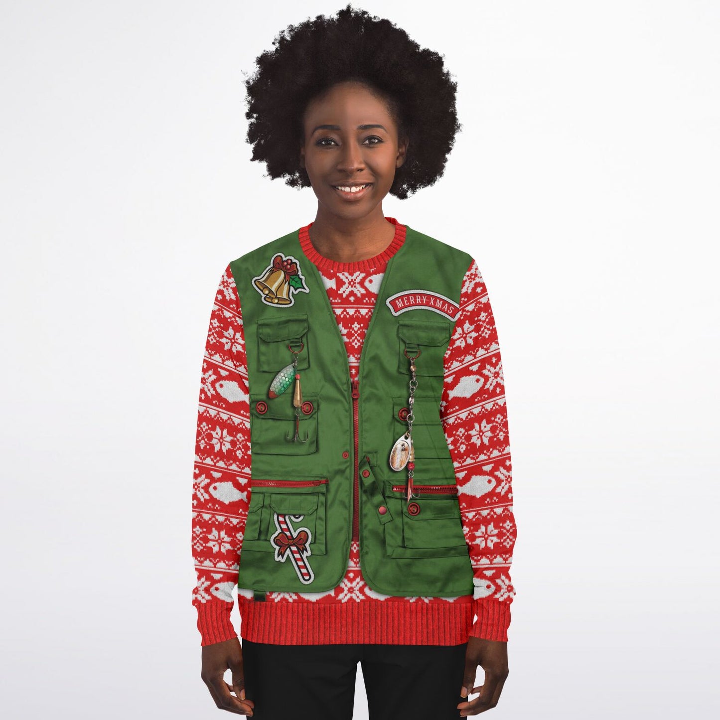 Merry Fishmas Ugly Sweater - Sport Finesse