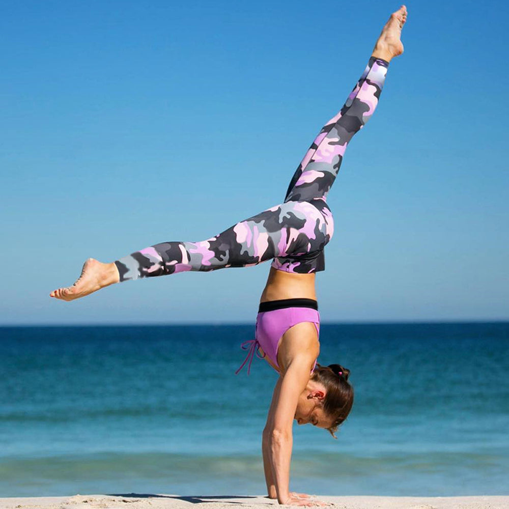 Camouflage High Waist Yoga Leggings - Sport Finesse