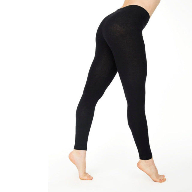 Casual Cotton Ankle-Length Leggings - Sport Finesse