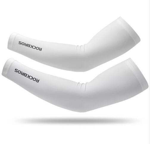 ROCKBROS Ice Fabric Arm Sleeves - White / XS - Sport Finesse