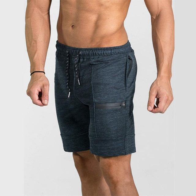 Jersey Running Shorts - Navy gym shorts men / M - Sport Finesse
