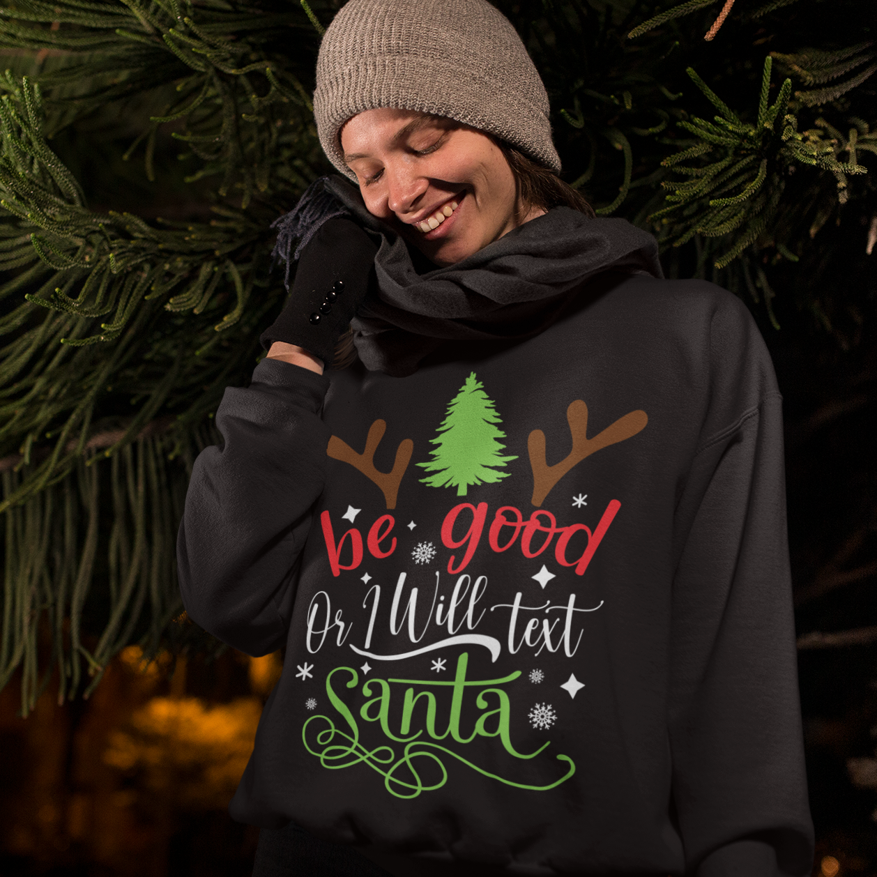 Be Good Santa Sweatshirt - Sport Finesse