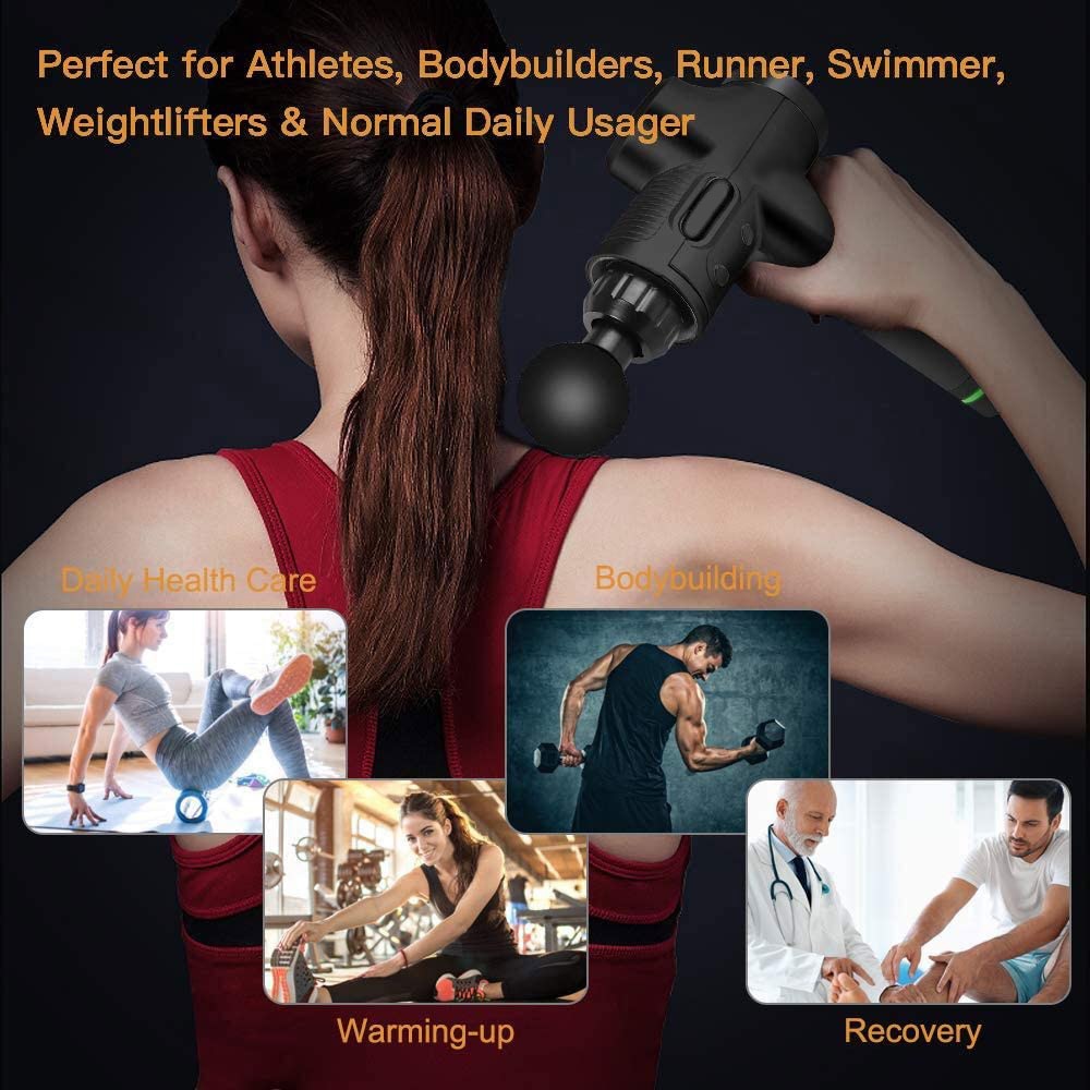 LCD Deep Muscle Massage Gun - Sport Finesse