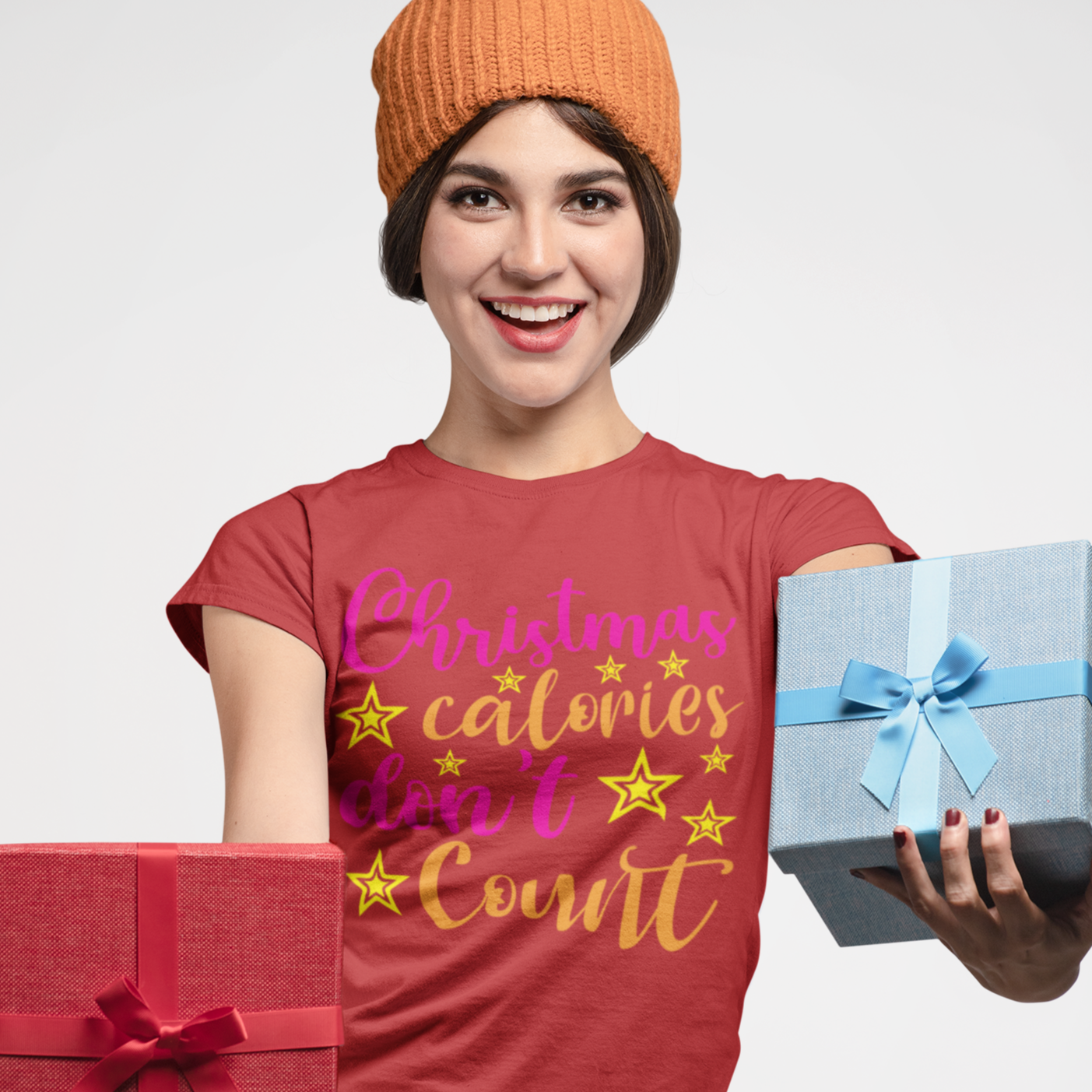 Calories don't count Women's t-shirt - Red / S - Sport Finesse