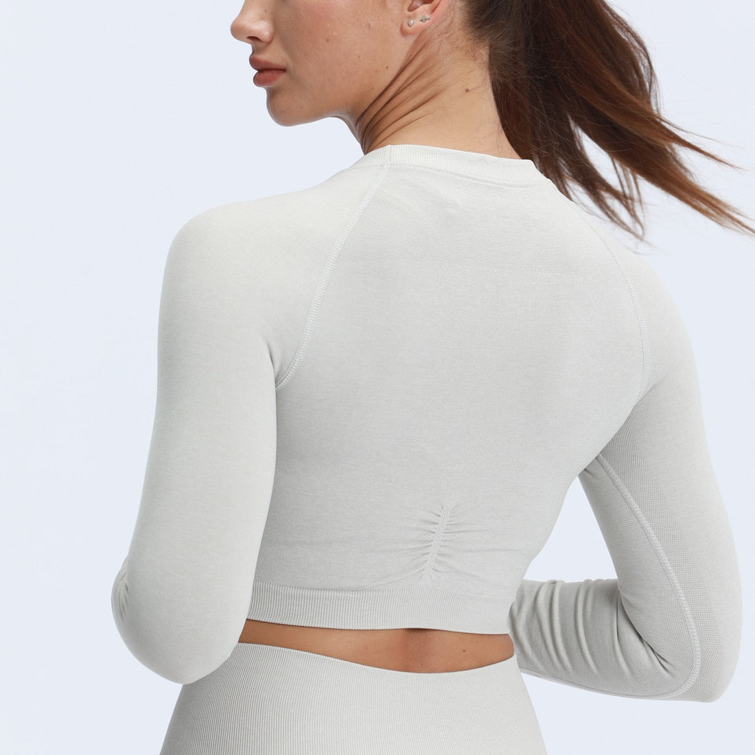 Acting Basic Cropped Seamless Top - Sport Finesse