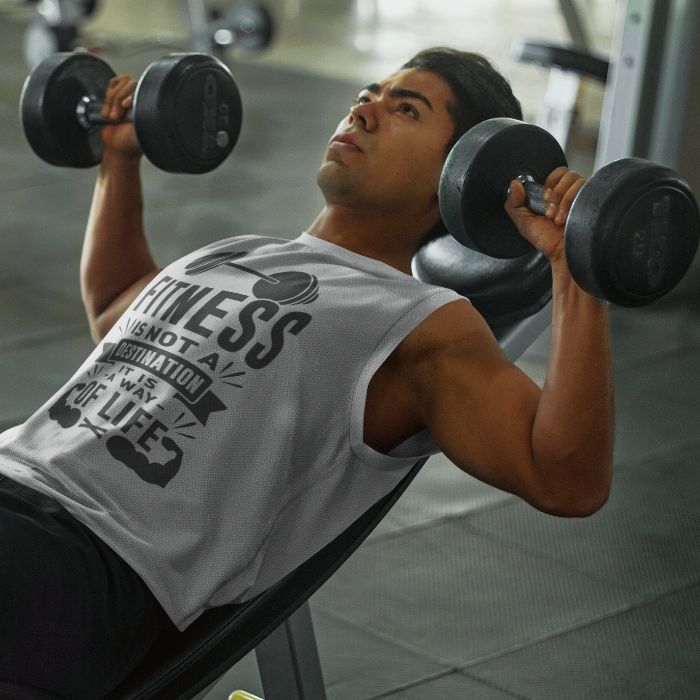 Fitness is not a Destination Muscle Shirt - Sport Finesse