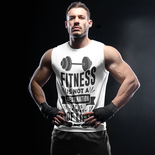 Fitness is not a Destination Muscle Shirt - Sport Finesse