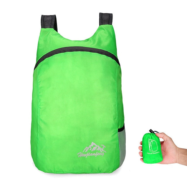 20L Lightweight Packable Backpack - Green Color - Sport Finesse