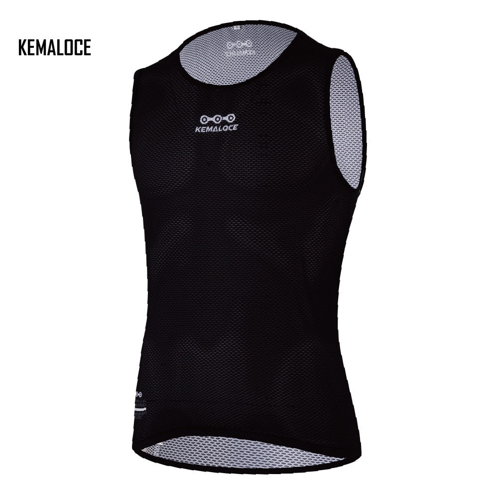 Mesh Breathable Quick Dry Cycling Base Layer - BLACK / S - Sport Finesse