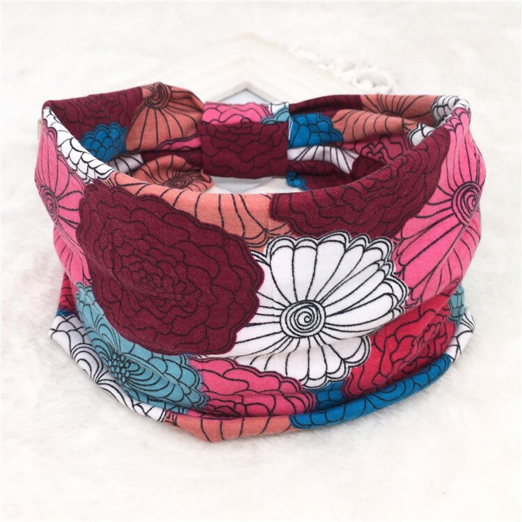 Floral Printed Cotton Hairbands - 2 - Sport Finesse