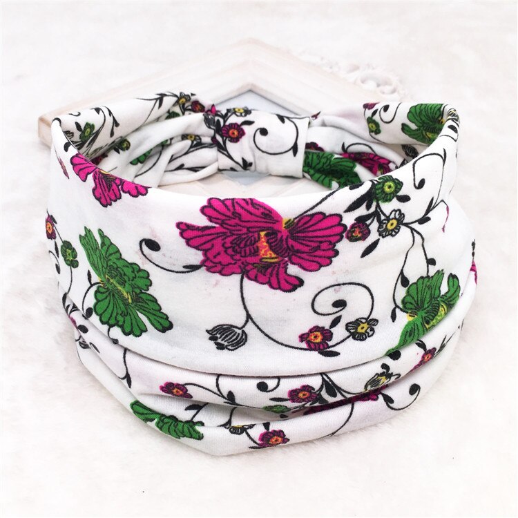 Floral Printed Cotton Hairbands - 1 - Sport Finesse