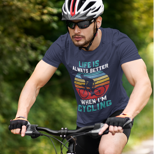 Life is Always Better Cycling T-Shirt - Sport Finesse