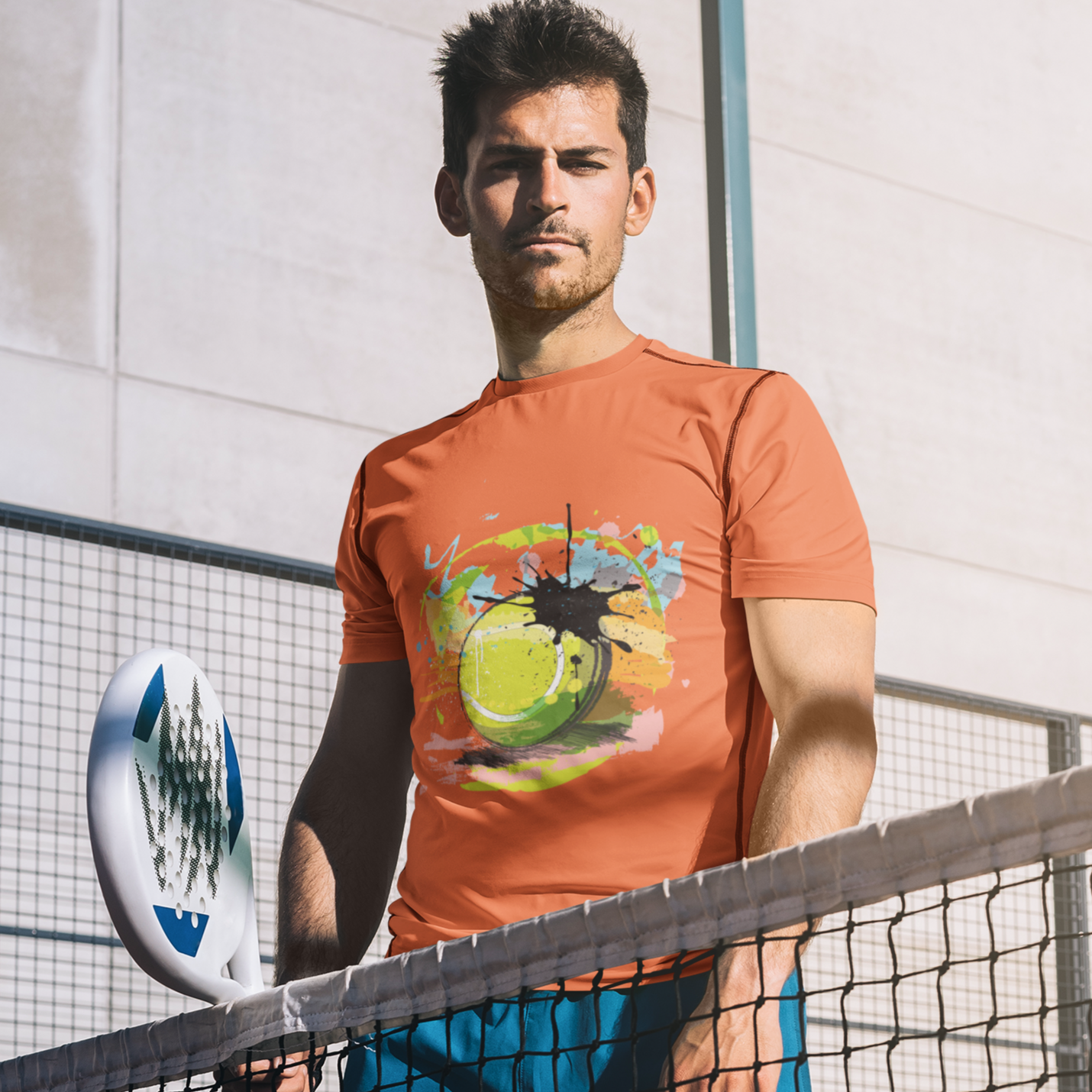 Men's Tennis Ball Sports T-Shirt - Sport Finesse