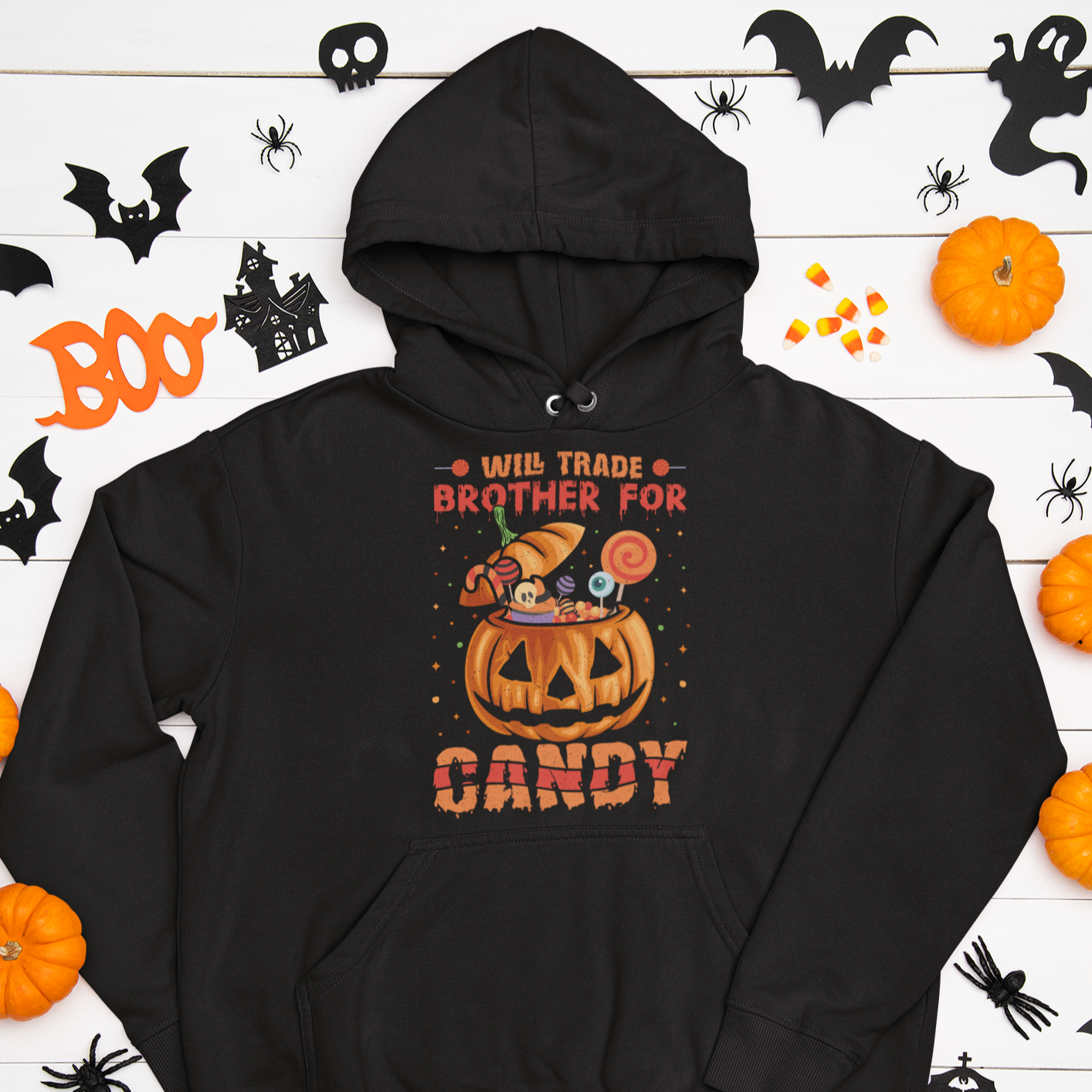 Trading Brother Halloween Kids Hoodie - Sport Finesse