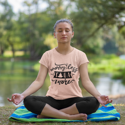 Worry Less Yoga More T-Shirt