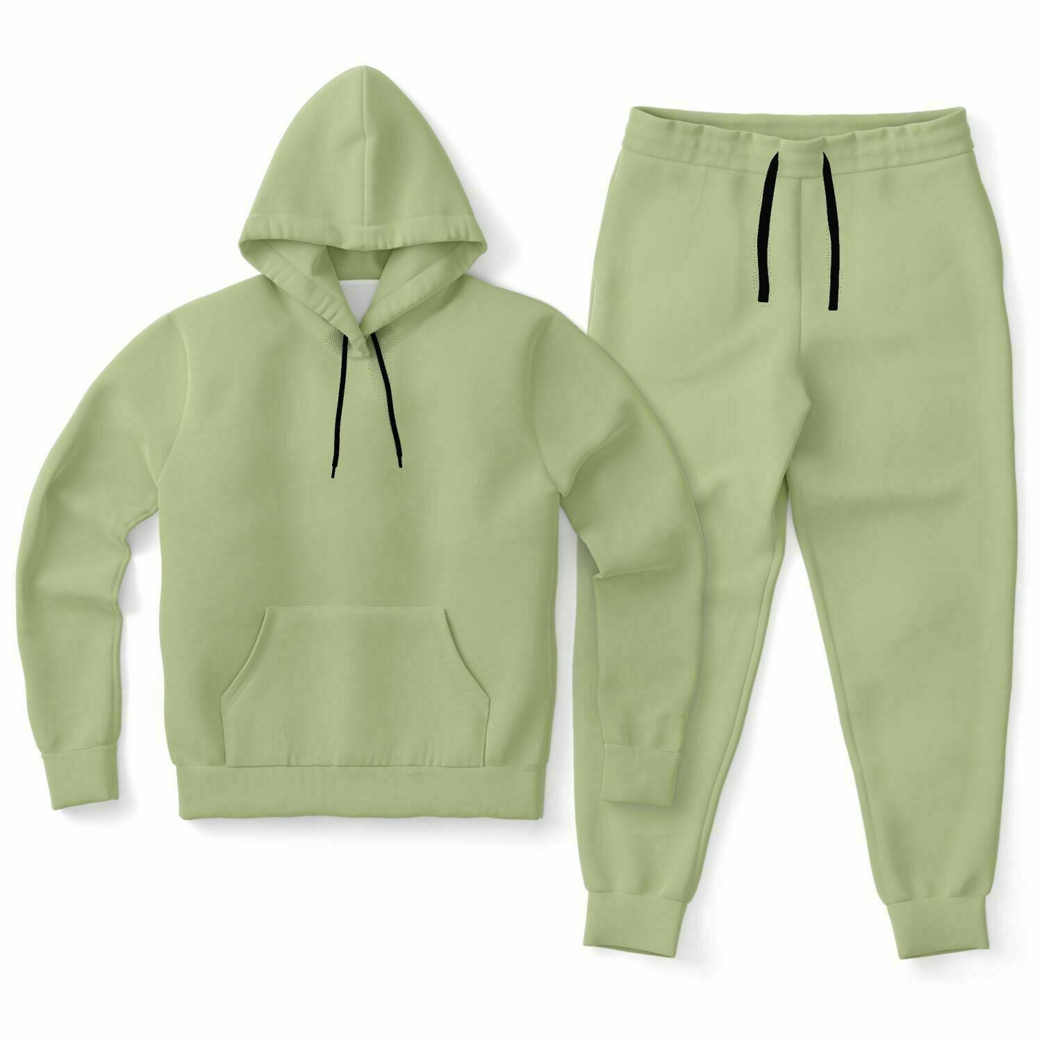 Vintage Dusky Green Men's Hoodie and Joggers Set - XS / XS - Sport Finesse