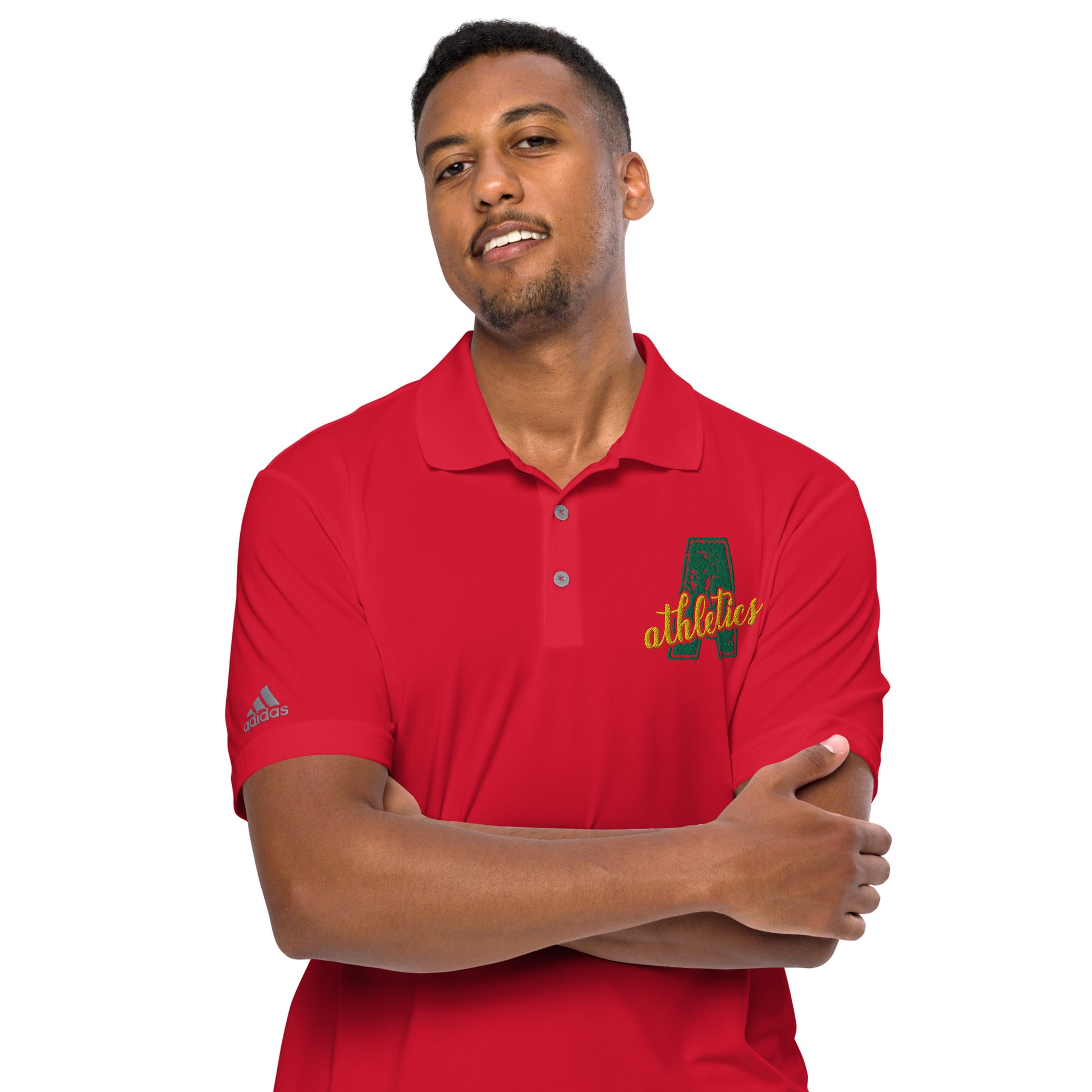 Athletics adidas performance polo shirt - Red / S - Sport Finesse