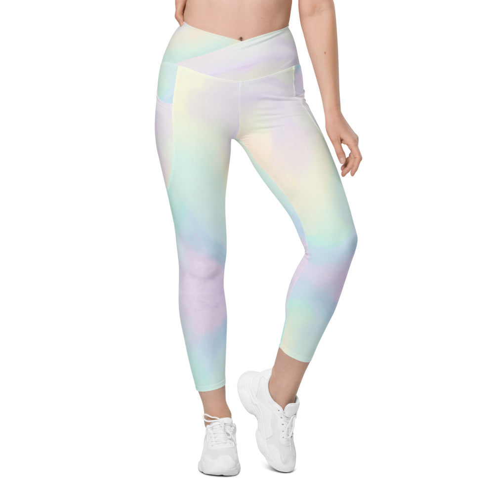 Crossover leggings with pockets - Sport Finesse