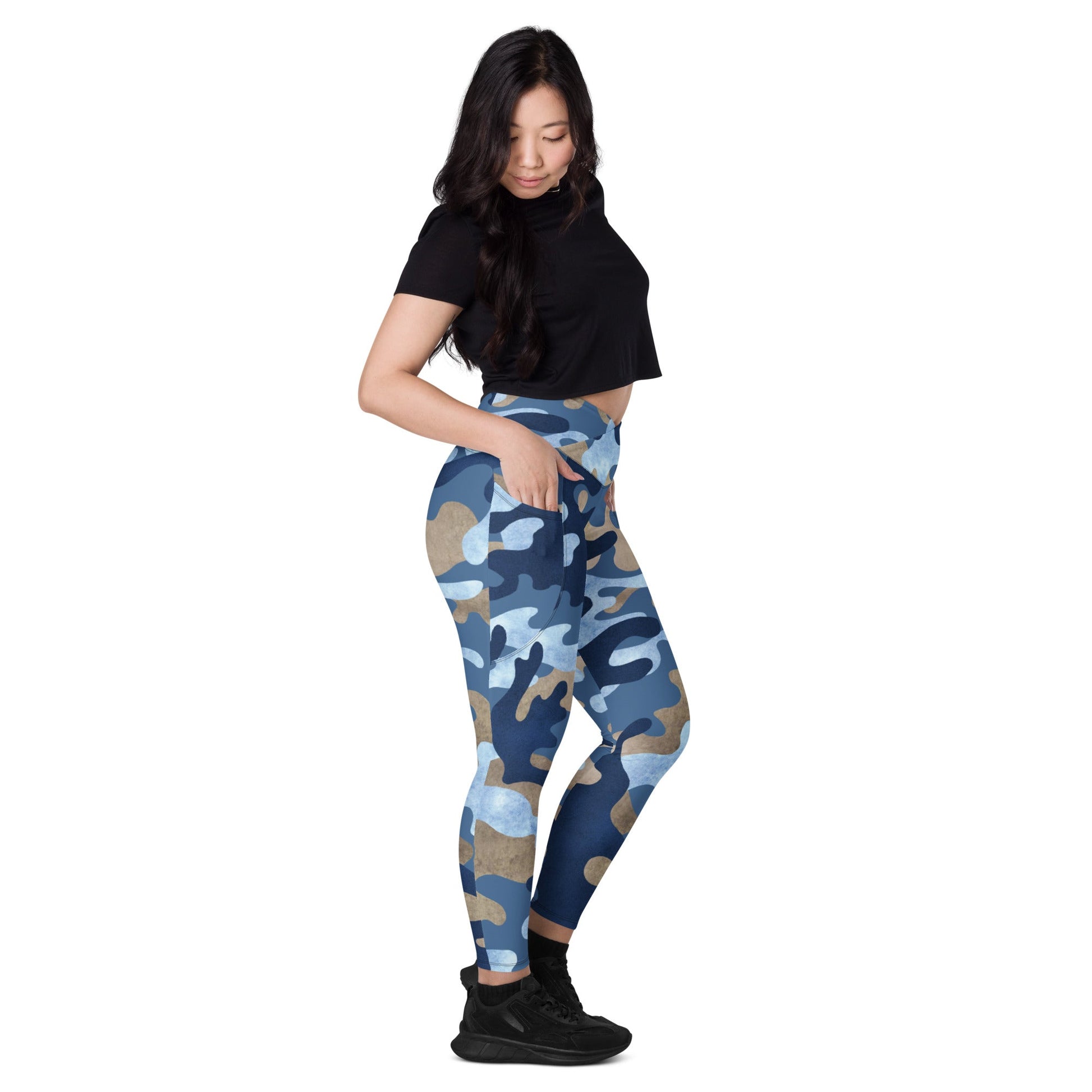 Camo leggings with pockets - Sport Finesse