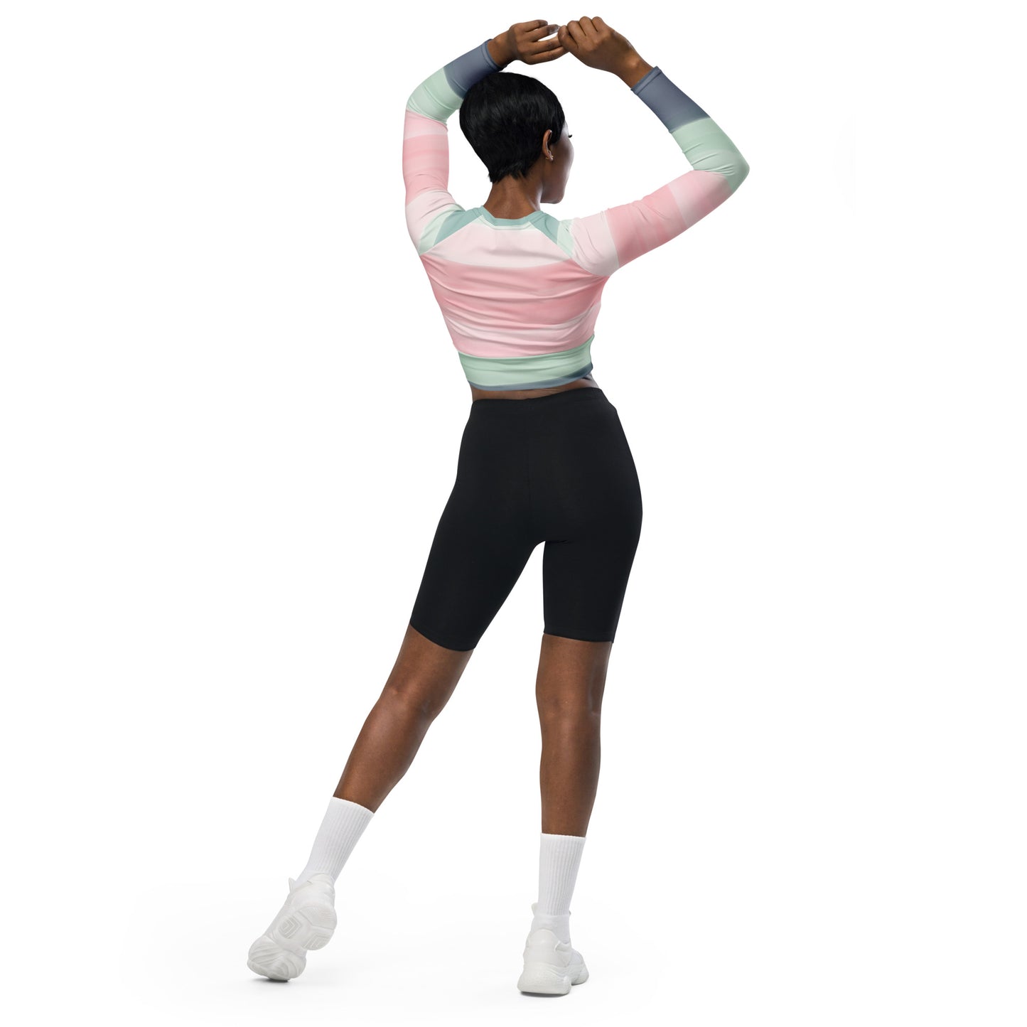 Recycled long-sleeve crop top - Sport Finesse