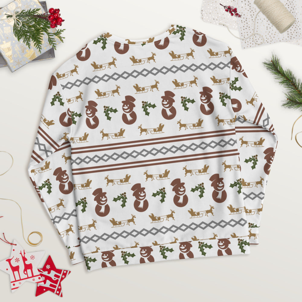 Reindeer and Snowman Sweatshirt - Sport Finesse