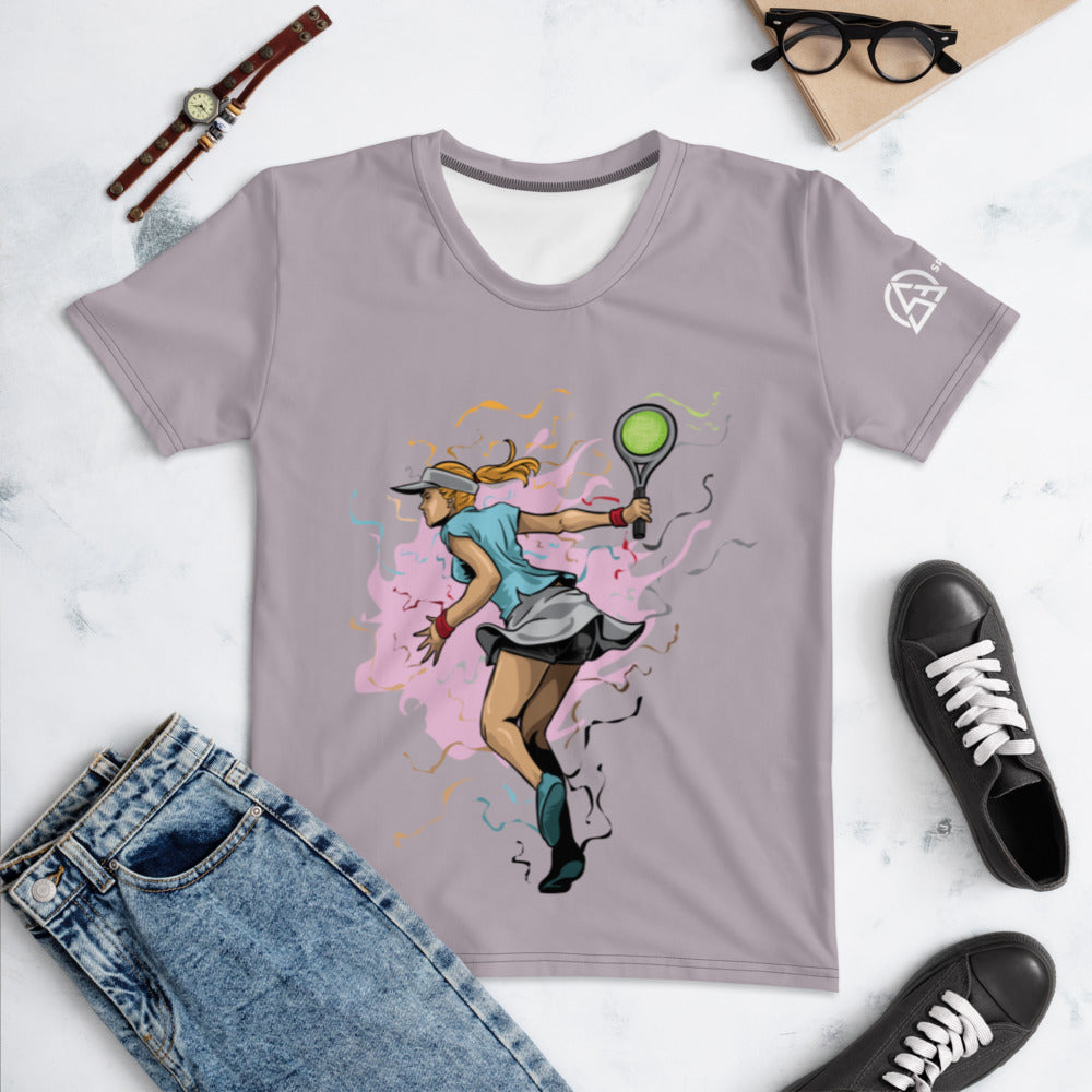 Women's Tennis T-shirt - XS / Lilly - Sport Finesse