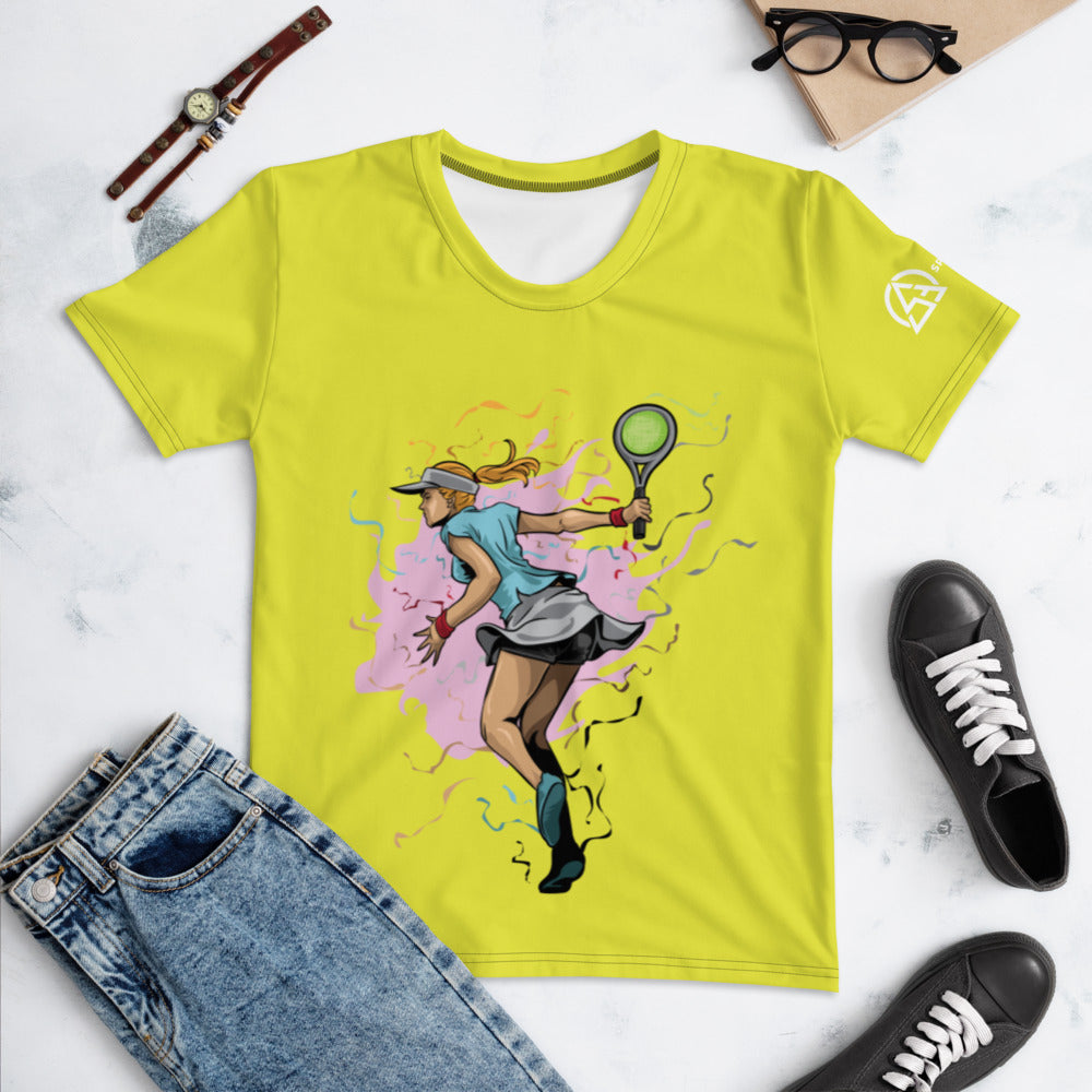 Women's Tennis T-shirt - XS / Starship - Sport Finesse