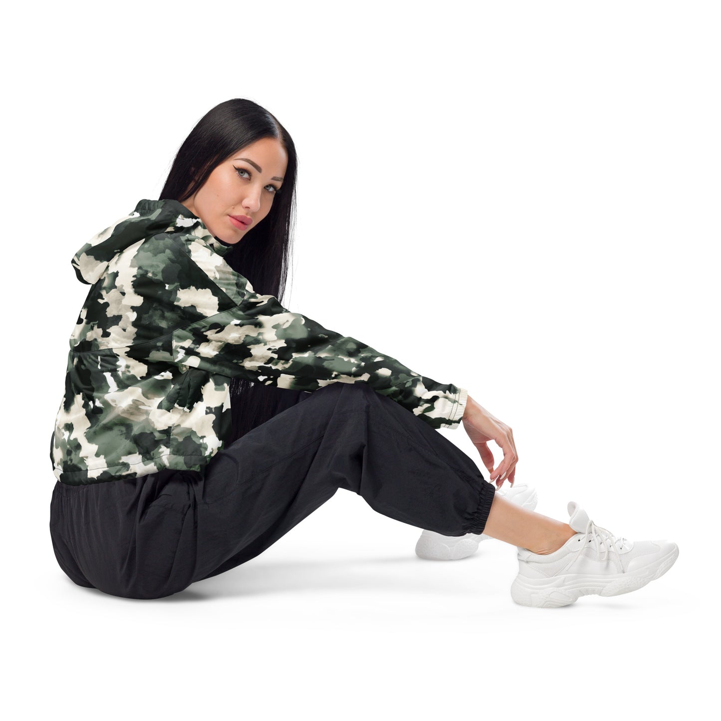 Camouflage Women’s cropped Jacket - Sport Finesse
