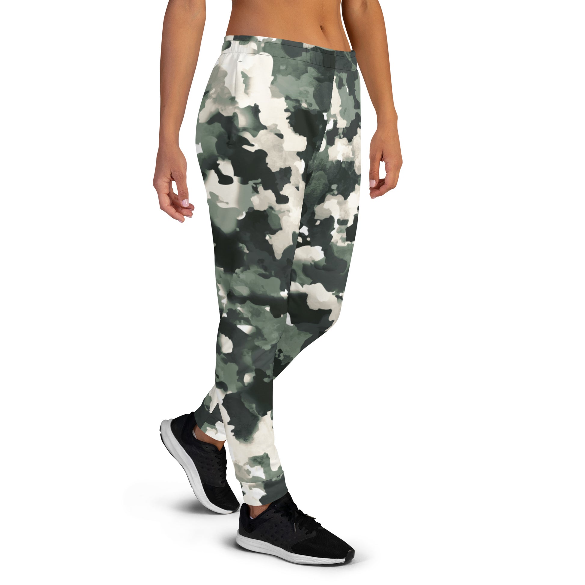 Camouflage Print Women's Joggers - Sport Finesse