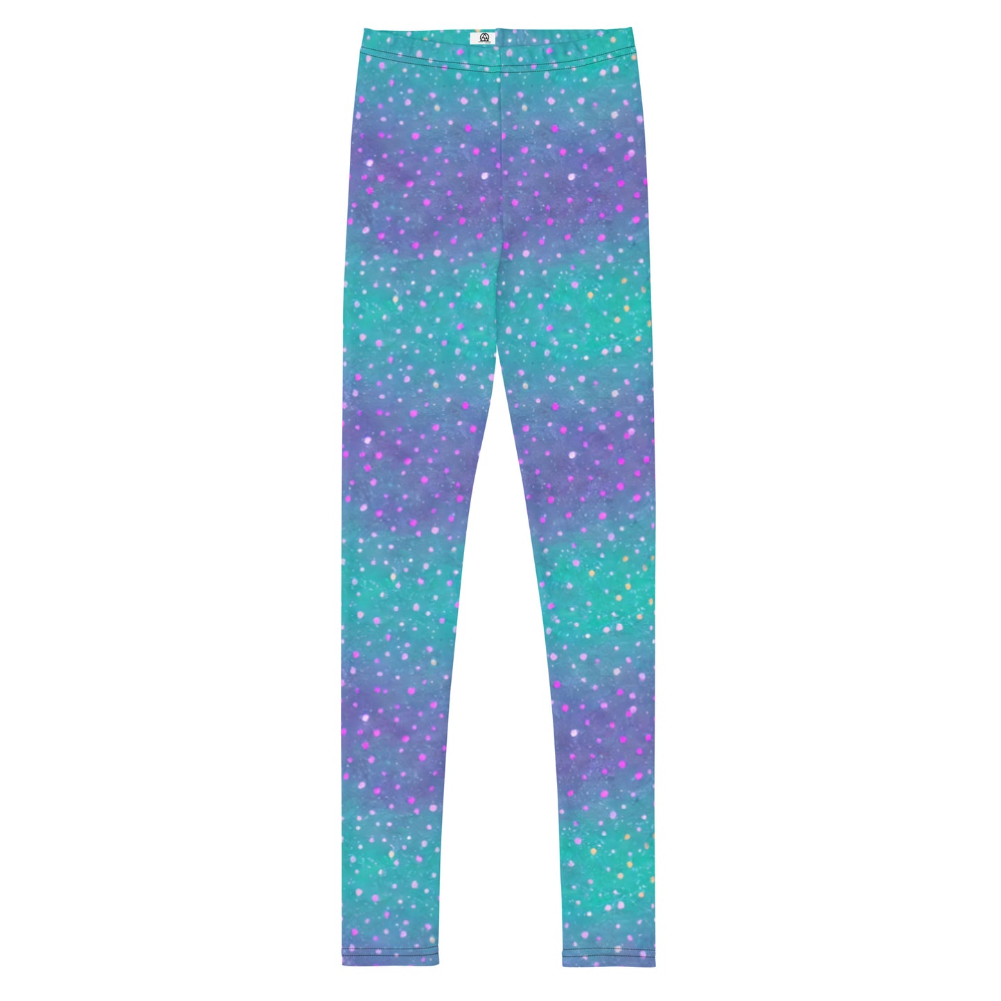 Mermaid Tail Ombre Pastel Youth Leggings - Sport Finesse
