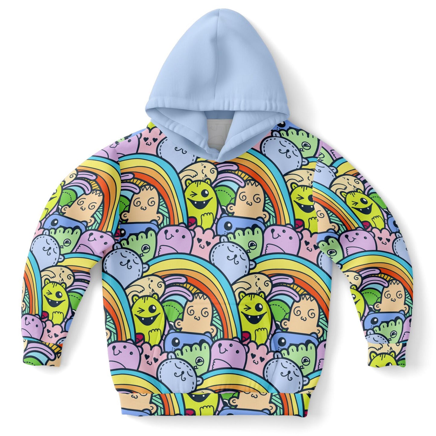 Cute and Cloudy Naughty Monster Hoodie - Sport Finesse