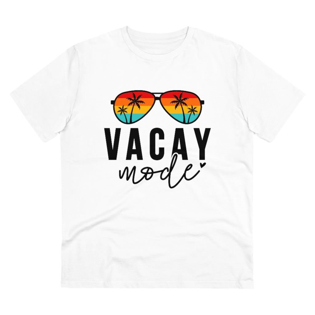 Vacay Mode Unisex Organic T-shirt - White / 2XS - Sport Finesse