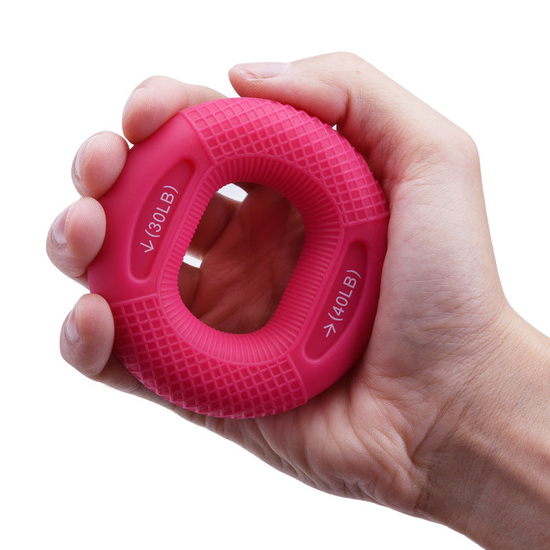 Silicone Adjustable Hand Grip - Rose Red - Sport Finesse