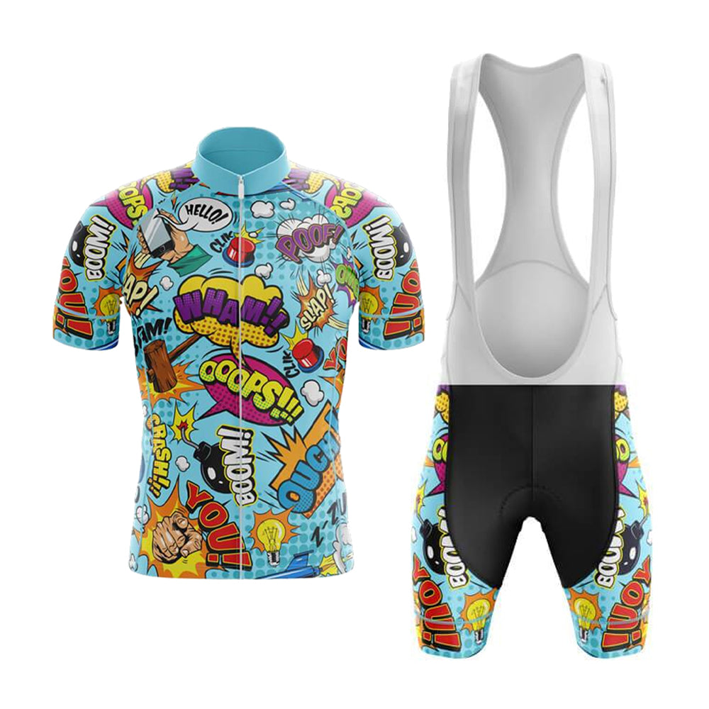 Comic Print Summer Cycling Shorts - Sport Finesse