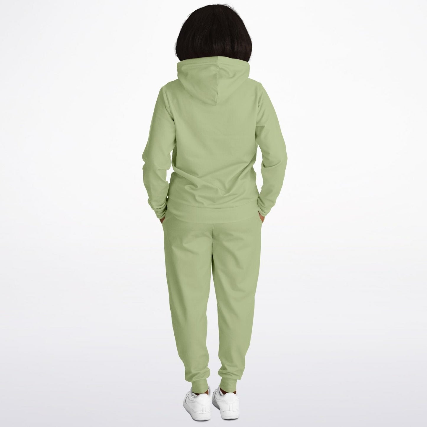 Vintage Dusky Green Women's Hoodie and Joggers Set - Sport Finesse