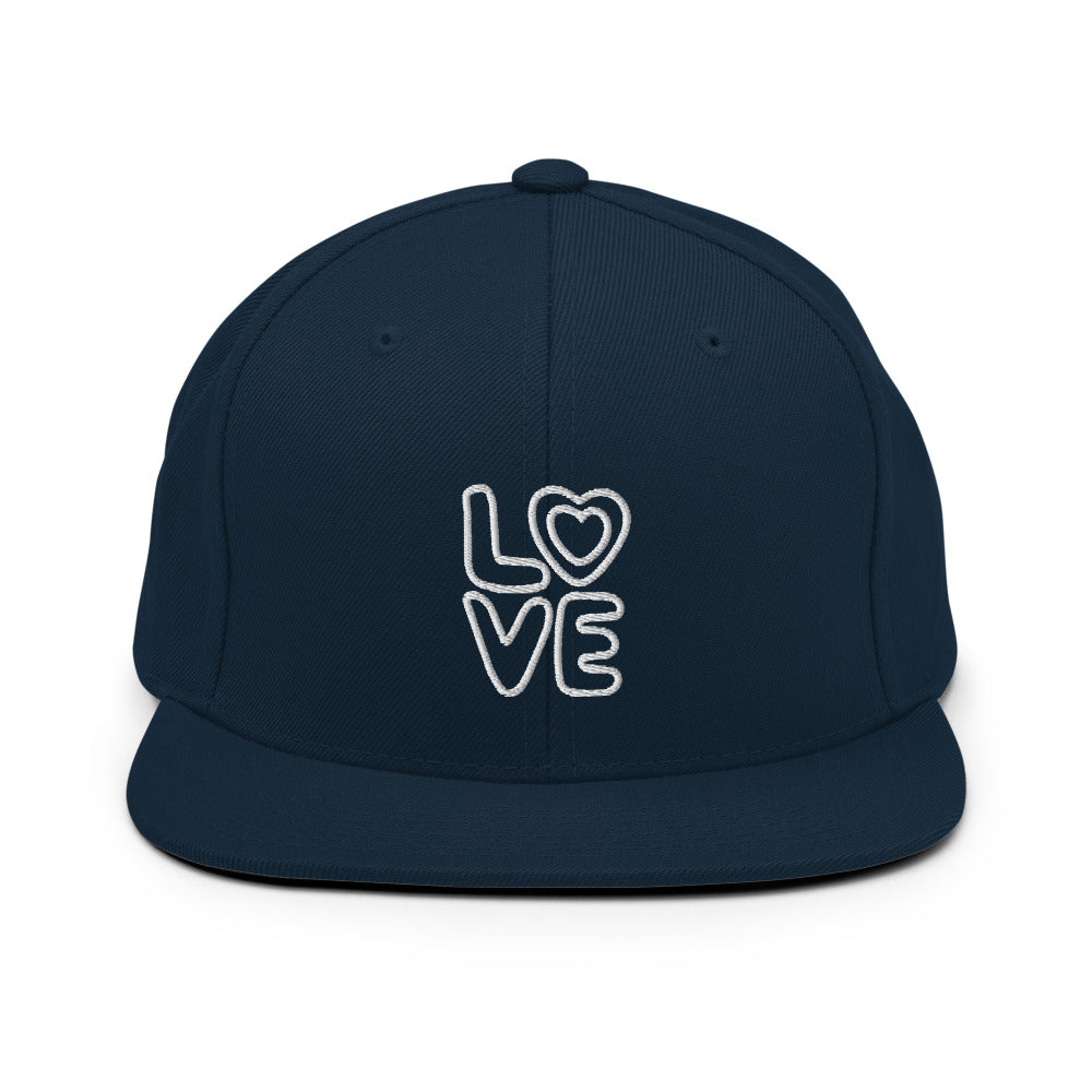 Love Snapback Hat - Dark Navy - Sport Finesse
