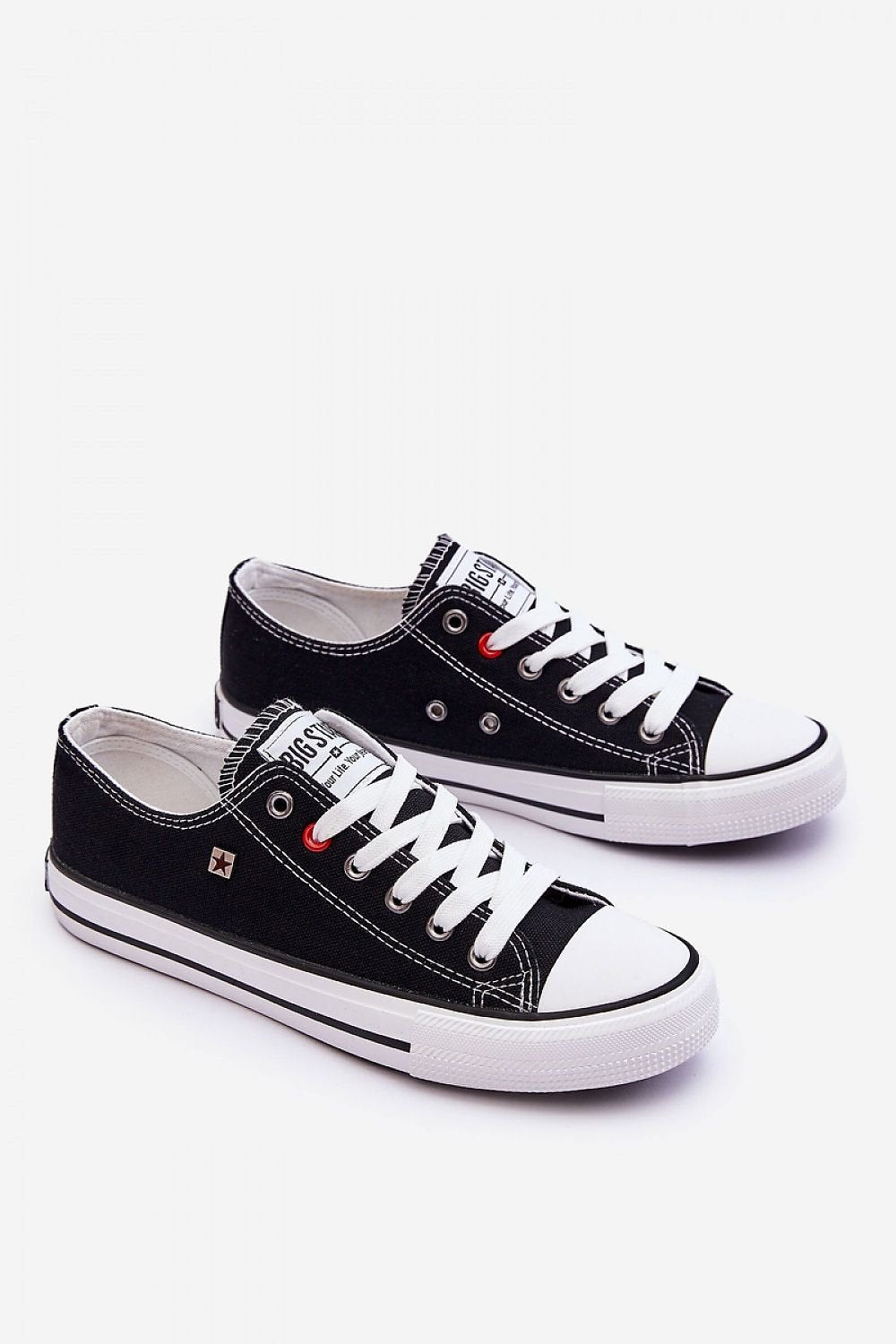 Classic White-Black Step in style Sneakers