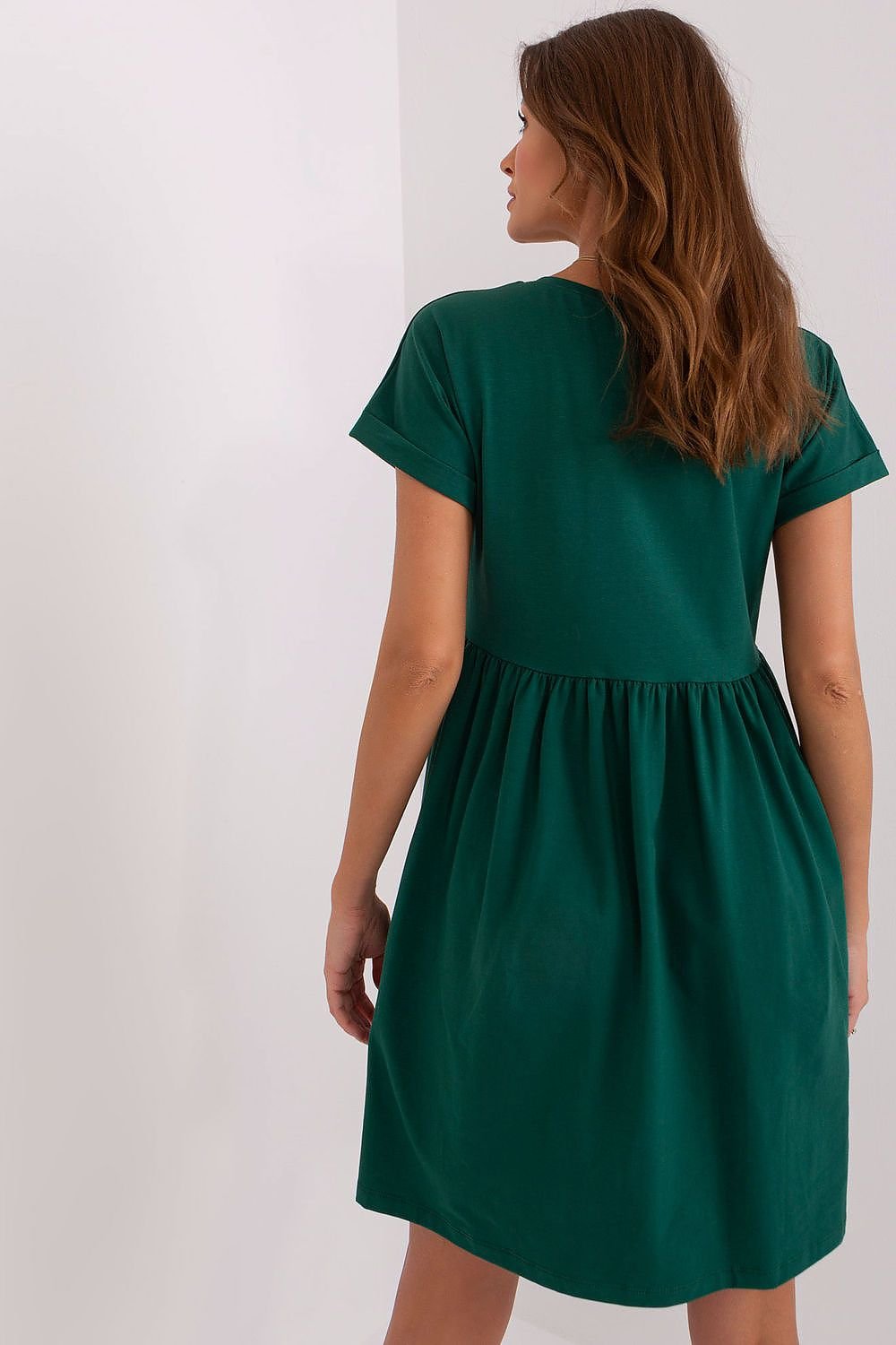 GracefulEase Cotton Flare Dress