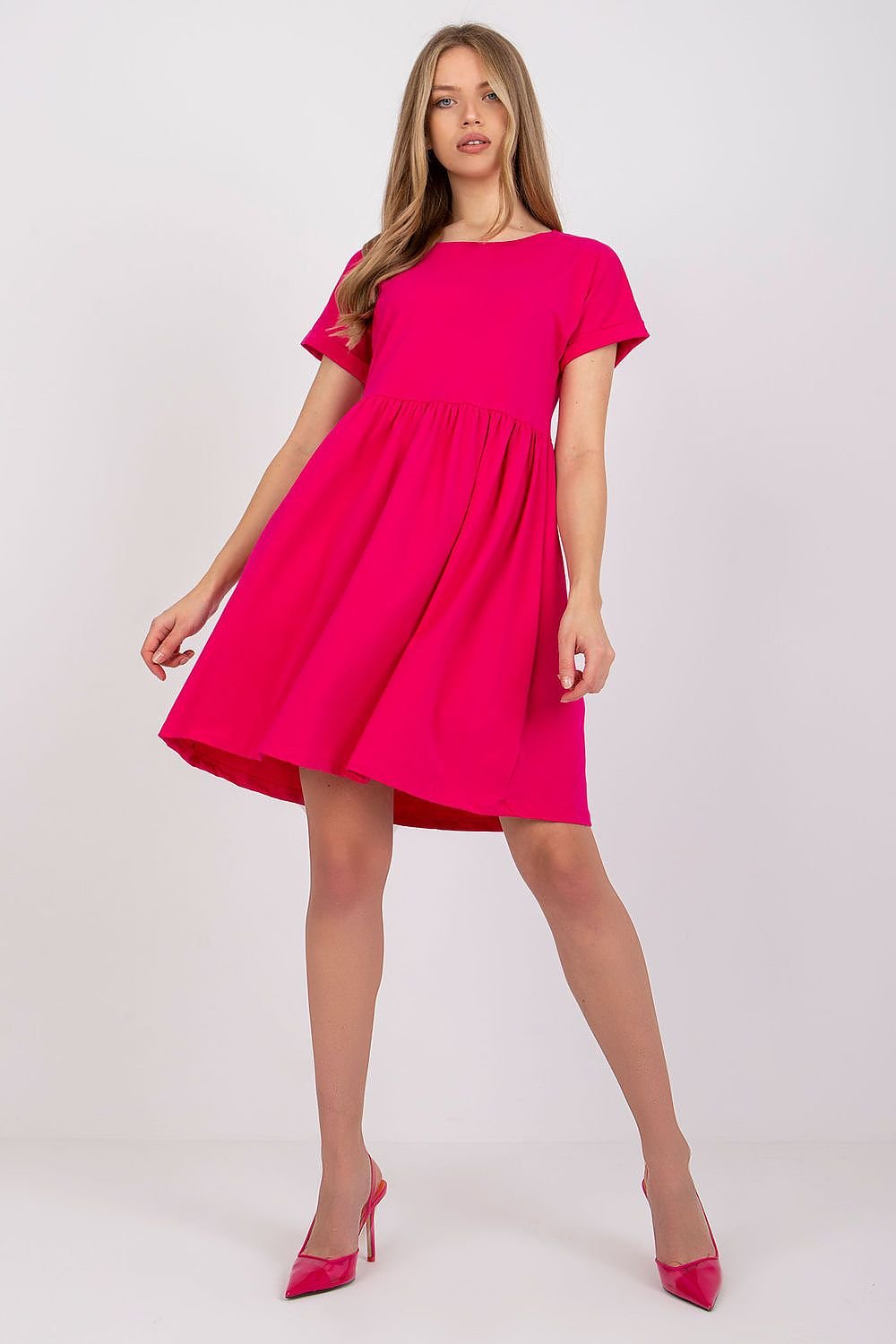 GracefulEase Cotton Flare Dress