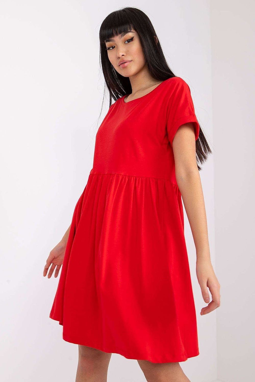 GracefulEase Cotton Flare Dress